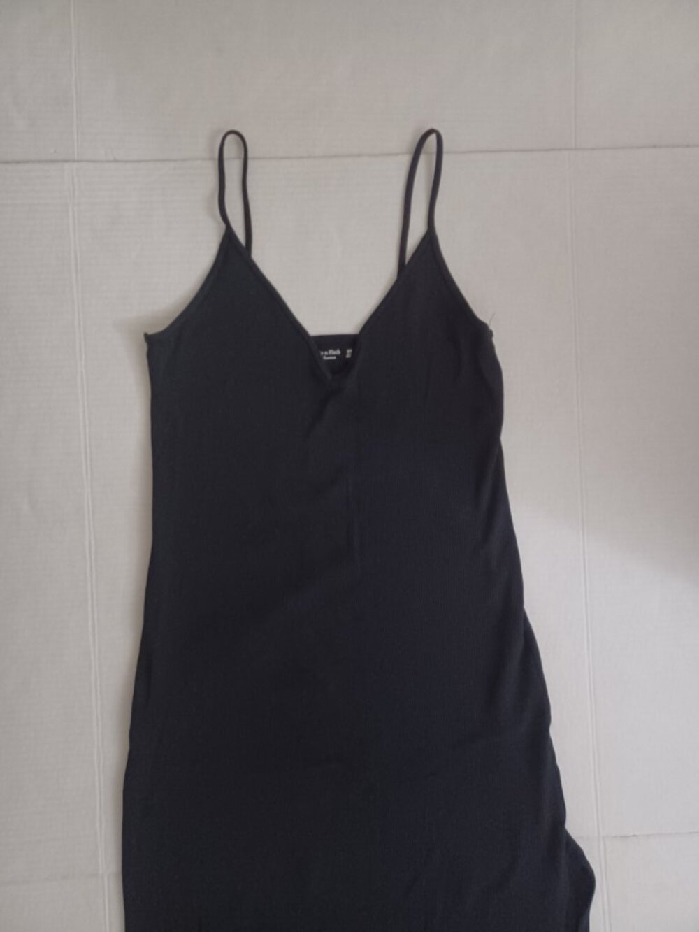ABERCROMBIE & FITCH SOFT A&F COLLECTION SPAGHETTI STRAP MIDI DRESS MEDIUM TALL - Picture 5 of 14